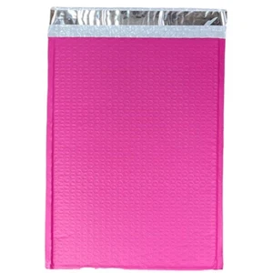 Bubble Mailers 25 9.5 X 13.5" Hot Pink Poly Bubble Mailers Self Seal Envelopes - Picture 1 of 12