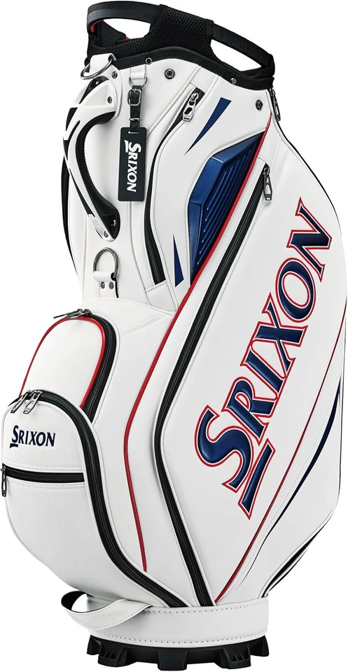 DUNLOP Golf Men's Caddy Bag SRIXON 10 x 47 inch 3.5kg White GGC-S205 - Image 1 of 1