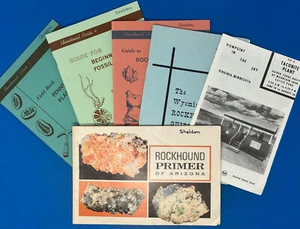 Lot of 5 Booklets, Fossils Rocks Minerals Geology Rockhunters IL, AR, WY, MN - Picture 1 of 24