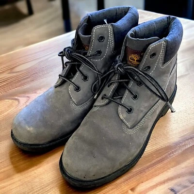 Timberland Premium Boots Size 4.5M Gray 10934 5056 Waterproof Leather Upper - Image 1 of 4