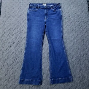 Jeans Wrangler retrò donna 32X32 blu dritto lavaggio scuro denim americano - Foto 1 di 11