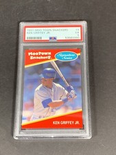Ken Griffey Jr. 1991 Moo Town Snackers #4 Low Population 1, PSA 5 EX, "RARE"