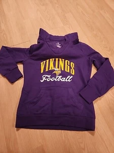 New Without Tags NFL Womens VIkings Hoodie Size SM - Picture 1 of 9