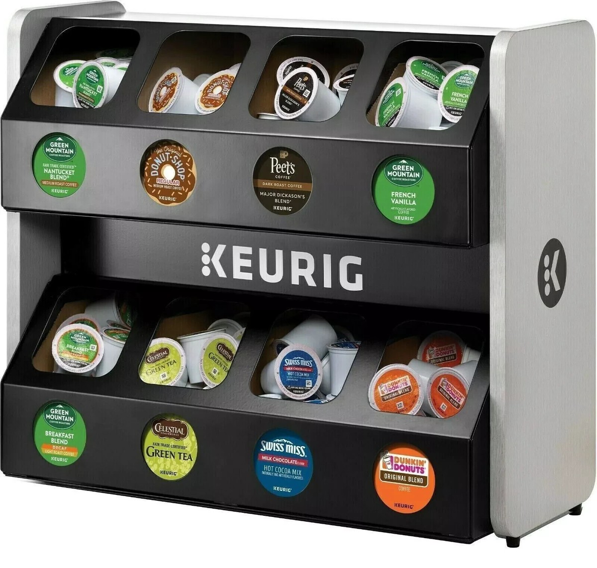 Keurig K-3500 Single-Serve Commercial Coffee Maker with Premium Merchandiser - Single-serve - K-Cup Pod/Capsule Brand - Black, Silver - Plastic, Metal Body Keurig K-3500 Single-Serve Commercial Coffee Maker with Premium Merchandiser - Single-serve - K-Cup Pod/Capsule Brand - Black, Silver - Plastic, Metal Body