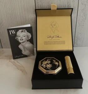 Besame Cosmetics Marilyn Monroe Powder Compact & Lipstick set NIB Limited - Picture 1 of 1