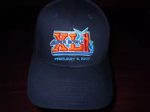 Superbowl XLI 2007 Championship Hat Cap Reebok Velcroback Blue - Bild 1 von 6
