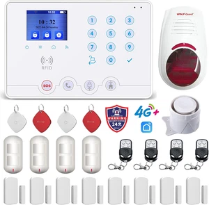 Wolf Guard W4Q-W03 Kit Sistema Di Allarme Antifurto Casa Wireless Domestico Wifi - Imagen 1 de 9