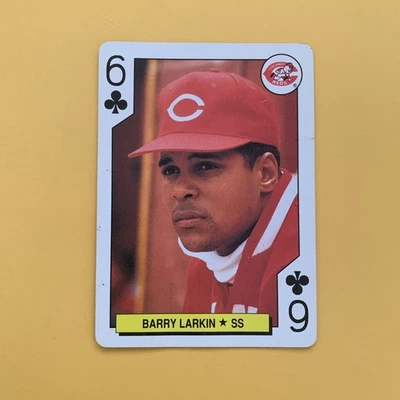 Barry Larkin, 1991 U.S. Playing Card Major League All-Stars #6C - Image 1 of 2