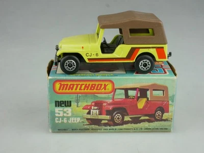 53-C Jeep CJ-6 - 52321 Matchbox Superfast Lesney - Immagine 1 di 4