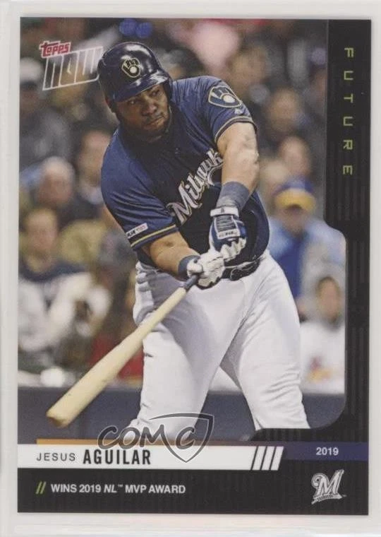 2019 Topps Now Future Pack: 2019 MLB Award Winners Jesus Aguilar (Base) #29 - Image 1 of 2