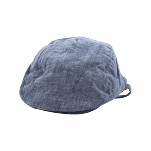 12 18 M Janie and Jack blau Chambray Zeitungsjungenmütze Mütze Junge neu - Bild 1 von 3