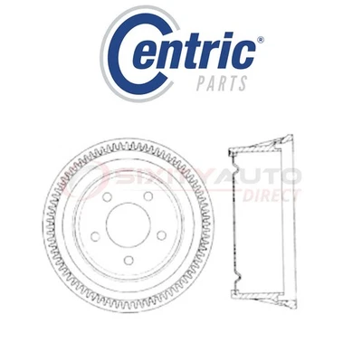 Centric C-TEK Brake Drum for 1987-1995 Plymouth Voyager 2.2L 2.5L 2.6L 3.0L jh Foto 1 de 4