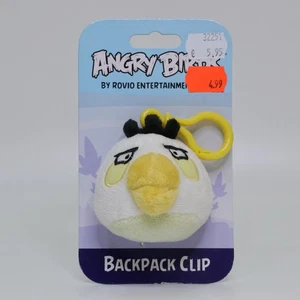 NWT Angry Birds Matilda White Bird Backpack Clip Plush | 3" 2012 CWT Estonia - Picture 1 of 2