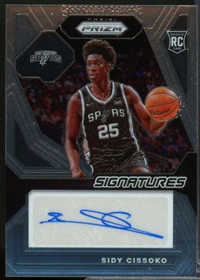 Sidy Cissoko Card 2023-24 Panini Prizm Rookie Signatures Autograph #50  - Image 1 of 2