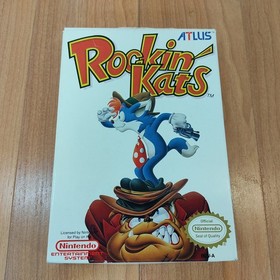 CLEAN BOX ONLY Rockin' Kats - No Game No Manual rare nintendo nes lot Nice VGC
