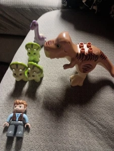 LEGO Duplo Jurassic World Park Dinosaur Figures Dinos Lot - Picture 1 of 7