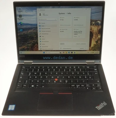 LENOVO Thinkpad X390 YOGA i5 1,6 GHz 500 GB SSD 16 GB RAM LTE FHD Cat- B - Bild 1 von 4