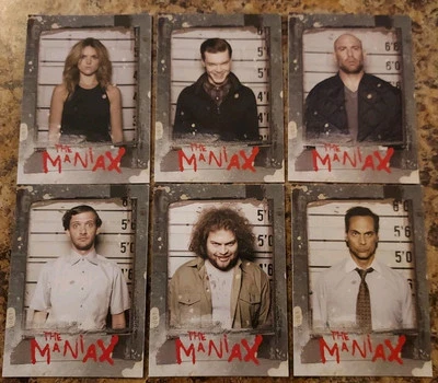 Juego completo de cartas Maniax Chase Gotham temporada 2 MX1-6 Foto 1 de 2