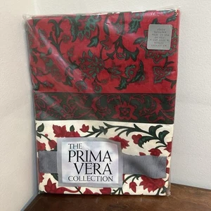 Vintage Prima Vera Neumann Blumen Gobelin Tischdecke 60”X120” Oval Neu NOS - Bild 1 von 9