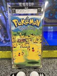 1998 Pokemon Pikachu Party Vol 12 VHS Pioneer Graded IGS 8 Case 9 Seal BRAND NEW - Bild 1 von 9