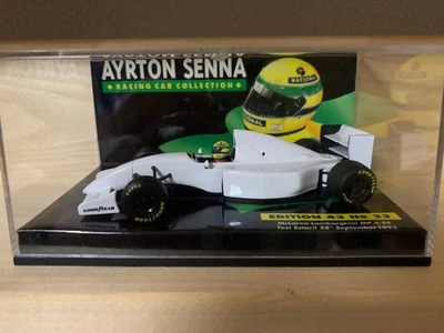 Minichamps 1/43 Ayrton Senna McLaren Lamborghini 1993 Test Limited Edition Mini - Image 1 of 4