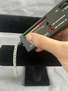 Cuban Link Moissanite Bracelet – Tested & Iced Out - Picture 1 of 4