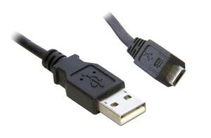 50 CM 0,5 M USB 2.0 A auf Micro B Ladegerät Datenkabel für mobile Geräte kurz - Bild 1 von 1
