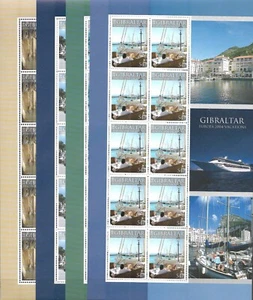 GIBRALTAR - 2004 MNH "Europa CEPT - HOLIDAYS" Four Souvenir Sheets !! - Picture 1 of 5