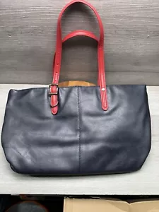 BORSA A MANO D.KELLY PELLE BLU TINTA UNITA - Foto 1 di 5