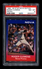 1988-89 STAR NOVA EDITION ROGER CLEMENS PROMO EXTREMELY RARE PSA 8