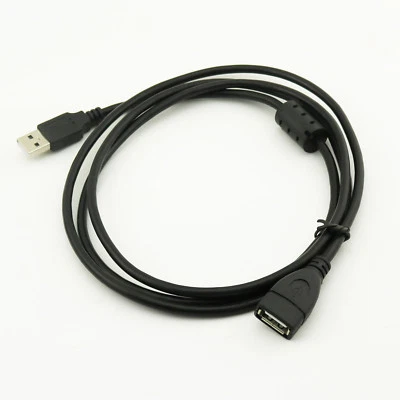 1x USB 2.0 A Male To USB A Female Jack Extension Adapter Cable Cord 150cm/1.5ft - Image 1 of 4