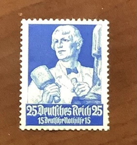 1934 Germany Stamp 25 +15pf - Scott B66 - Picture 1 of 2