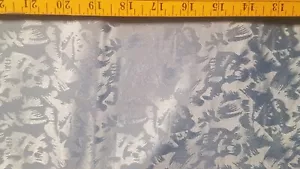 DE COLECCIÓN Tela Brillante Sedosa Bebé AZUL Estampado Floral "44 x 1 yarda MEZCLA DE POLIÉSTER" - Imagen 1 de 4