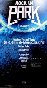 Rock im Park 2025 Weekend Festival Ticket, Green Camping inkl. Parking & ÖPNV - Bild 1 von 1