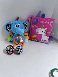 Make Believe Ideas Children's Soft Cloth Unicorn Tails & Spark Elephant Mirror - Picture 1 of 5