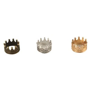 Model Toys Dollhouse Miniature Metal Crown Mini Princess Crown Dollhouse  DIY - Picture 1 of 21