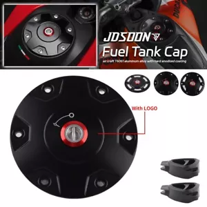 FOR DUCATI DIAVEL 1260 MULTISTRADA V4 1260 V2 950 CNC Aluminum FUEL TANK GAS CAP - Picture 1 of 5