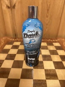 ProTan Simply Dark Hypoallergenic Ultra Dark DHA Bronzing Tanning Lotion - Picture 1 of 2