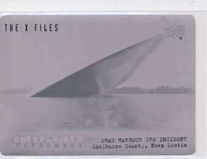 2019 X-Files UFOs & Aliens Printing Plate UP-9 - Picture 1 of 1