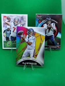 Lote de 3 tarjetas 2023 Topps Composite CJ Stroud tarjetas de novato todo en la foto 🔥🔥 - Imagen 1 de 7
