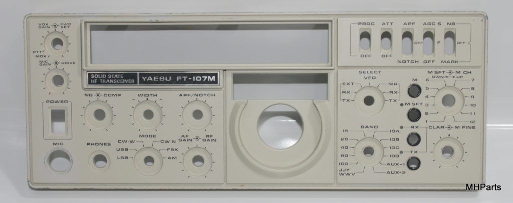 Yaesu FT-107M Original Front Face Used We Ship Worlwide. Available Now for $98.00