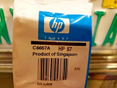 1x Genuine HP 57 Ink Cartridge NEW Sealed Photo Cartridge FREE SHIPPING C6657A - Image 1 of 2