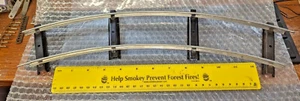 New RARE SINGLE PC A.C GILBERT ERECTOR HUDSON LOCOMOTIVE CURVED TRACK - Picture 1 of 2