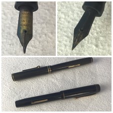 2x vintage fountain pens mentmore, Wahl Galaxy with Gold nib