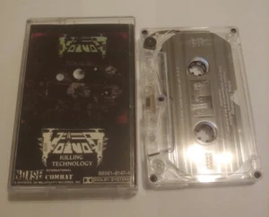 VOIVOD - KILLING TECHNOLOGY CASSETTE TAPE 1987 *AUTOGRAPHED* RARE OOP - Picture 1 of 4