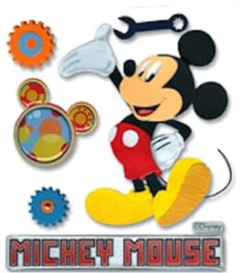 MICKEY MOUSE CLUBHOUSE STICKERS 6 PCS.  BY EK SUCCESS 2010 OUT OF PRINT - Picture 1 of 1