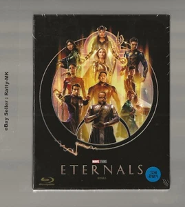 ETERNALS - SM LIFE EXCLUSIVE BLU RAY STEELBOOK - NEW & SEALED - Picture 1 of 7