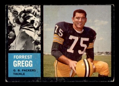 1962 Topps Football #70 Forrest Gregg VG/EX - Image 1 of 2