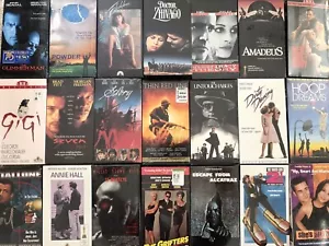 NEW Vintage SEALED VHS Lot FLASHDANCE DIRTY DANCING HOOP DREAMS 80s 90s TAPES - Picture 1 of 4