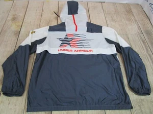 Under Armour 1996 Olympics Team USA Blue White Colorblock Windbreaker Jacket 2XL - Picture 1 of 6